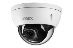Lorex A10 IP Wired Dome Security Camera with Listen-In Audio and IK10 Vandal Pro