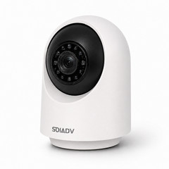 SOIADV WiFi Security Camera Indoor 360° AI Movement Detection Cloud/SD 2WayTalk