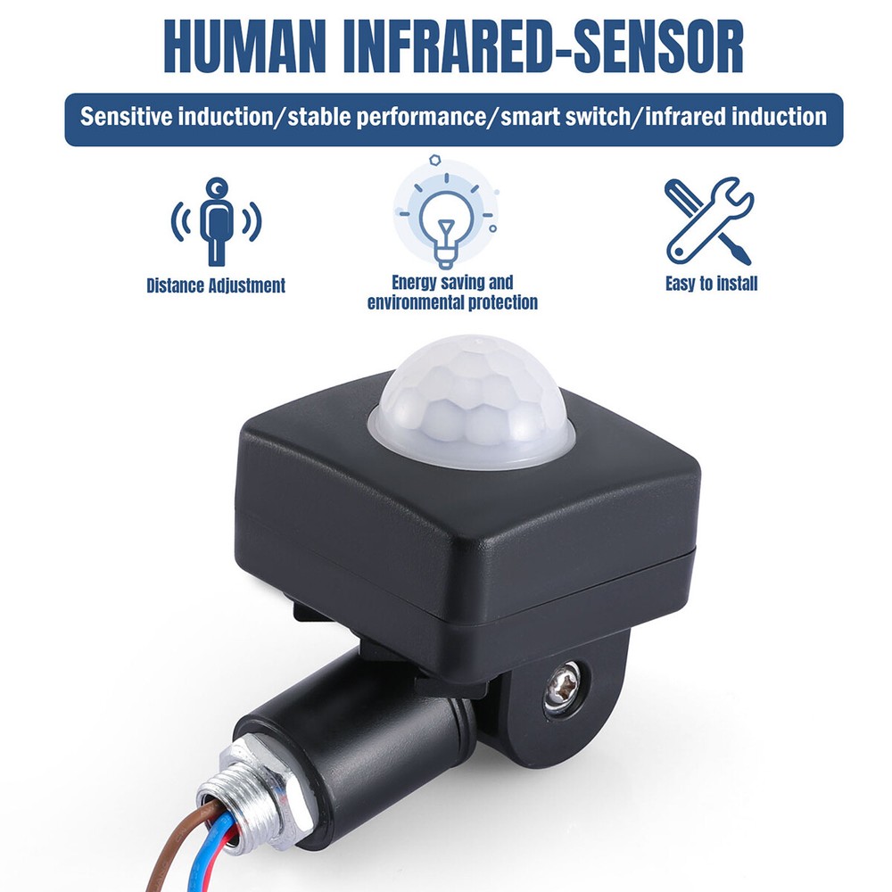 Occupancy & Vacancy PIR Infrared Sensor Light Switch Motion Detector Wall Switch