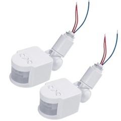 2pcs New PIR Motion Sensor Switch infrared wall mount switch AC 110-240V