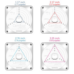 Universal CCTV Camera Junction Box Waterproof ABS Mount for Cable Management