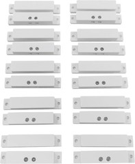 10 Sets Wired Door & Window Alarm Magnetic Contact Sensors with Adhesive Tape