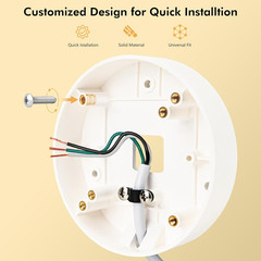 30Ft/9M Power Cable with Adapter and Plug-In Mount Compatible with Blink Floodli