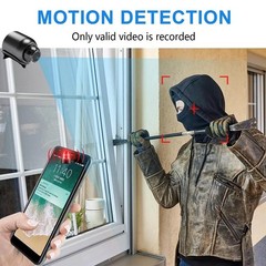 1080P Mini Camera WiFi HD IP Night Vision Security Cam For Home + 32GB SD Card