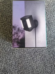 **BRAND NEW**Ring SPOTLIGHT Cam PLUS Wired Outdoor Camera Lights and Siren Black