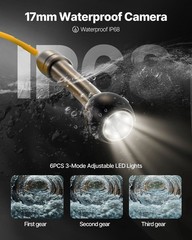 30M Sewer Camera with 11cm TFT LCD, IP68 Waterproof, 8500mAh Battery