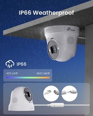 Loocam 1080P TVI Outdoor Security Camera only Compatible with TVI or Hybrid DVR