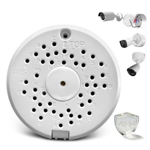 (ABS New) Security Camera Junction Box,Security Camera Bracket White 1 Pack