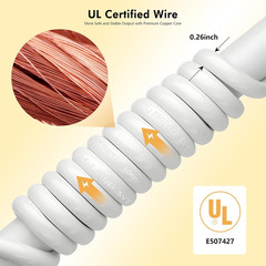 30Ft/9M Power Cable with Adapter and Plug-In Mount Compatible with Blink Floodli
