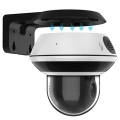 VIKYLIN PTZ 5×Optical Zoom Mini Dome IR30M 8MP 4K POE Home IP CAMERA MIC Outdoor