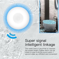 MOES Tuya ZigBee Smart Water Leakage Sensor Flood Overflow Detector Level Alarm