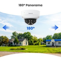 Reolink Duo 2V PoE IK10 Dual-lens 4K IP Camera 180° Panoramic View Spotlight