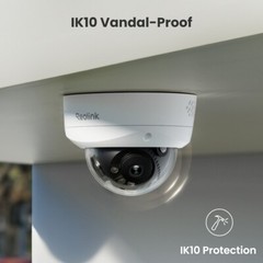 Reolink Duo 2V PoE IK10 Dual-lens 4K IP Camera 180° Panoramic View Spotlight