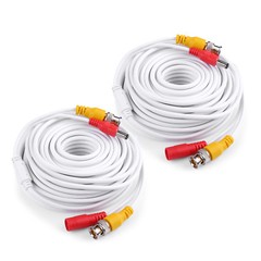 ANNKE 25/50/60/100ft Security Camera Video DC Power Cable BNC DVR Extension Cord