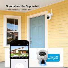 JENNOV 5MP Wireless Home Security Camera System Outdoor IP Cameras Night Vision