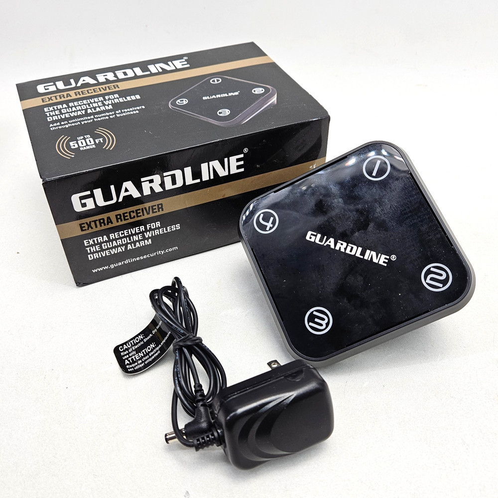 Guardline Receiver Add-on Unit Long Range Wireless Alarm 500 Foot Outdoor