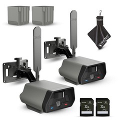 TACTACAM Defend Cellular Security Camera Motion Activated Includes 32GB SD 2PK