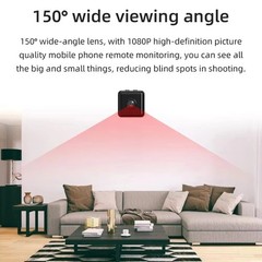 Mini APP WiFi Camera 1080P HD Motion Detection Home Security Audio Video Cam