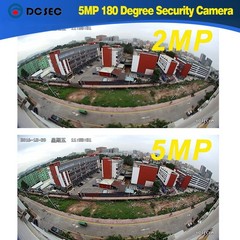 5MP 4MP 180 Degree Wide Angle Dome Security Camera HD-TVI/CVI/AHD/960H Analog…