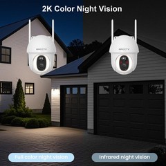 ARCCTV 4G LTE Cellular 4MP Solar Power 360°PTZ Security Camera Outdoor Wireless