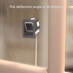 Angled Window Mount Compatible with Wyze Cam V4 Cam V3, 20 Degrees Tilt ( Up/Dow