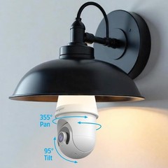 Energizer 1000 Lumens 2K Outdoor Smart Bulb Camera w/ Motion, White
