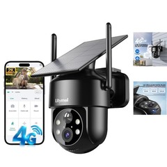 Advanced 4G LTE Solar Security Camera – HD 1080P, Night Vision, Alarm System