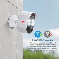 Rechargeable 1080p Wireless Camera with Night Vision & Cloud Storage Essentials