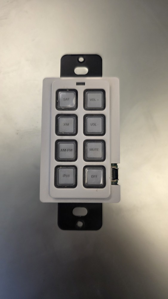 RTI RK1, 8-Button In-Wall Universal Keypad Controller-White