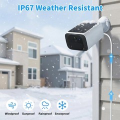 Outdoor Power Adapter 20FT 5V 2A for eufy Security SoloCam S220/S340/S4/E30/E42