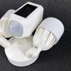 RING Floodlight Cam Wired with Motion-Activated 1080P HD Video-WHITE