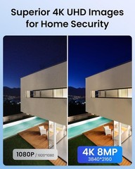 ZOSI 5MP/4K POE Security IP Camera Audio Auto Track Color Night Vision AI Detect