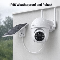 ARCCTV 4MP Wireless 5G WiFi 360°Pan-Tilt Solar Security Camera Outdoor CCTV Home