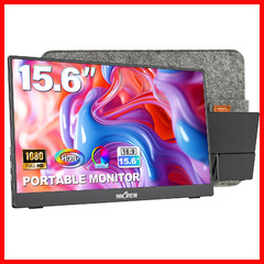 Innoview Portable Monitor 15.6 1080P For Laptop Protective Sleeve Built-In 90