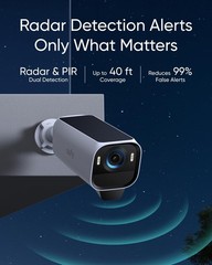 eufy eufyCam S3 Pro Add-on Camera 4K Solar Security Camera MaxColor Night Vision