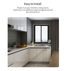 Zigbee Water Sensor Flood Leak Detector App Remote Monitoring Kitchen/Bathroom