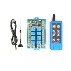 8-Channel Wireless Remote Control Switch – DC12V/24V/48V, Bidirectional Feedback