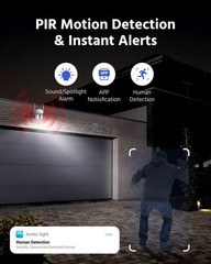 4MP Solar Security Cameras Wireless Outdoor, 5MP 4 Cam-Kit Home Security Came…