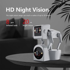 4MP Indoor WiFi Camera Motion Detection Night Vision Security Surveillance Cam