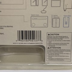 GE SILENT ALERT Wireless Alarm System Flashing LED model 45137 NEW SEALED