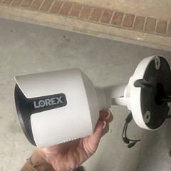 Lorex Wired Bullet CCTV Security Camera Indoor/Outdoor Color 1-Cam White/Black