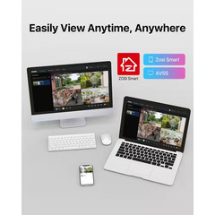 8-Channel DVR Home Security System with 8-Wired 1080P FHD Outdoor Dome Cameras,