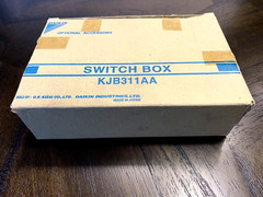 NEW DAIKIN SWITCH BOX # KJB311AA – FOR REMOTE CONTROLLER HOUSING (JAPAN)