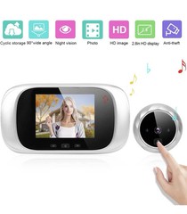 Visual Door Viewer. Memory Inside, Lcd Color Screen, Wide Vision Angle.