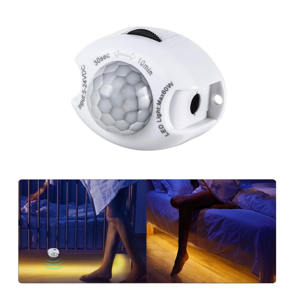Motion Sensor DC 5V 24V Light Switch Movement Detector Automatic PIR Sen G