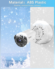 ABS Bullet Security Camera Junction Box Outdoor CCTV Mount Hide Cable Base Box