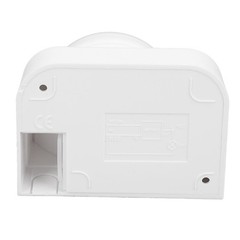 Wall Mounted PIR Motion Sensor Dusk To Dawn For LED Light (White)