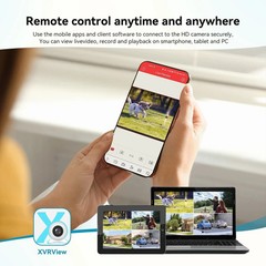3MP WIFI Home IP Camera System color IR nightstand Plug and Play Outdoor