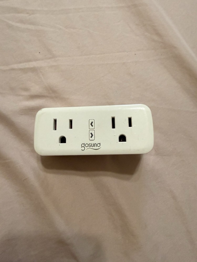 Gosund Wifi Smart Plug Outlet Dual Extender 2 pack Work with Alexa Google Home