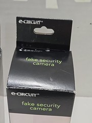 E-circuit 2 Pack Fake Security Camera Dummy White w Flashing Red LED Light New